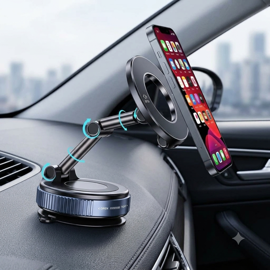 MagFlex 360° – Precision Vacuum Magnetic Mount